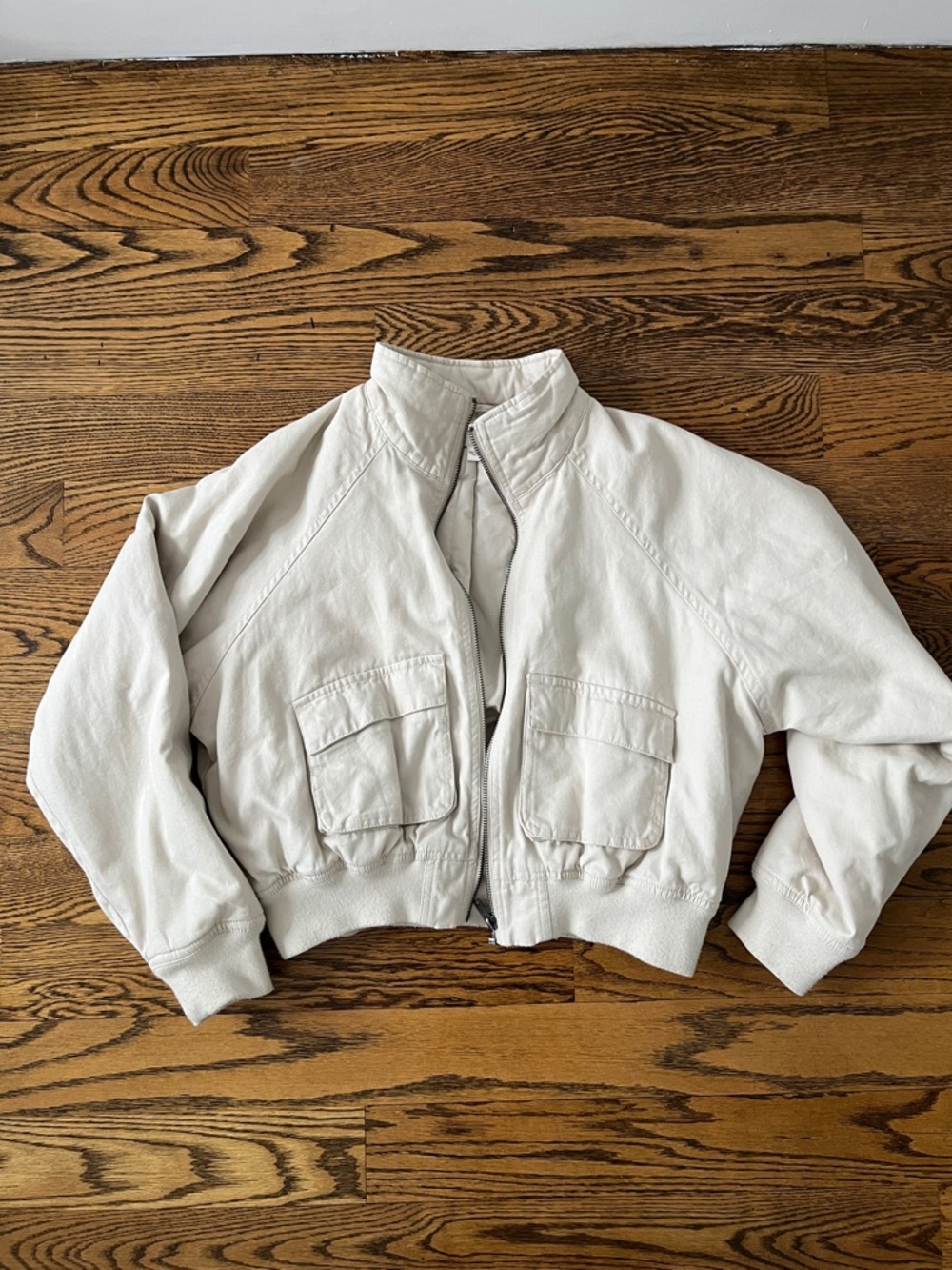 bp Cropped Bomber Jacket
